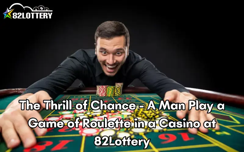 a man play a game of roulette in a casino